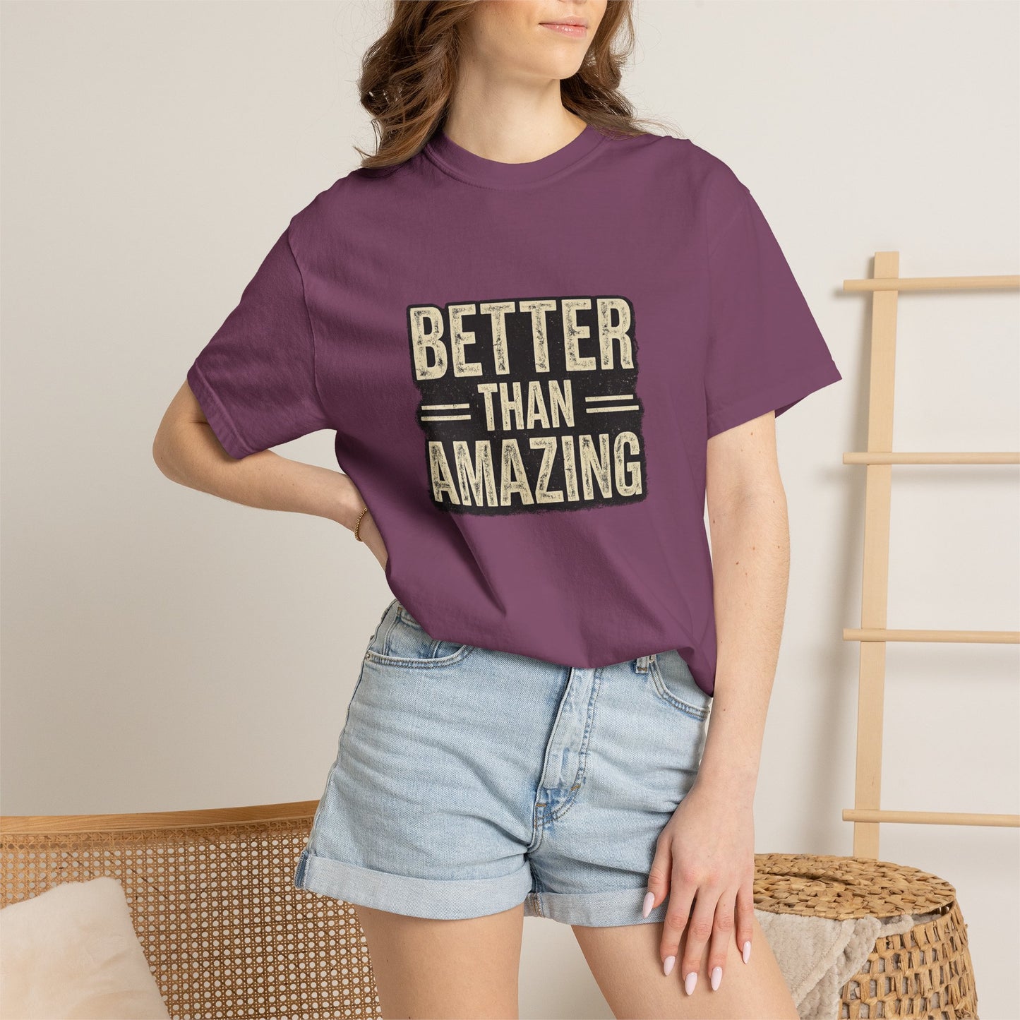 Better Than Amazing T-Shirt — Vintage Retro Graphic Tee