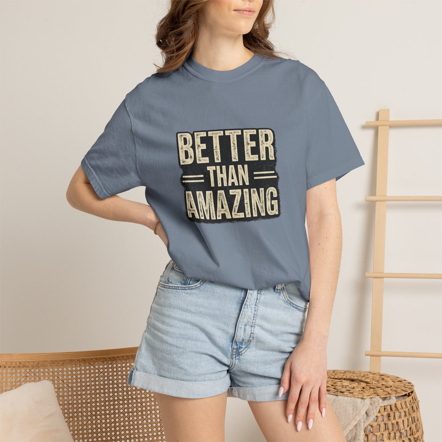 Better Than Amazing T-Shirt — Vintage Retro Graphic Tee