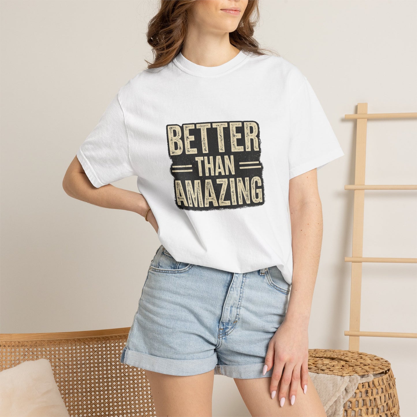 Better Than Amazing T-Shirt — Vintage Retro Graphic Tee