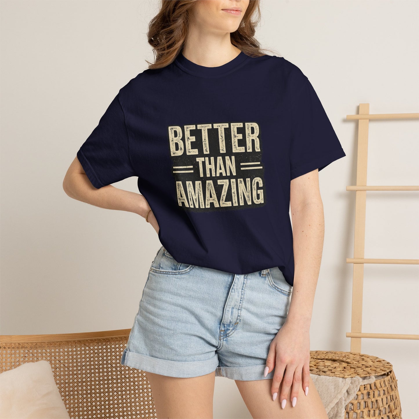 Better Than Amazing T-Shirt — Vintage Retro Graphic Tee