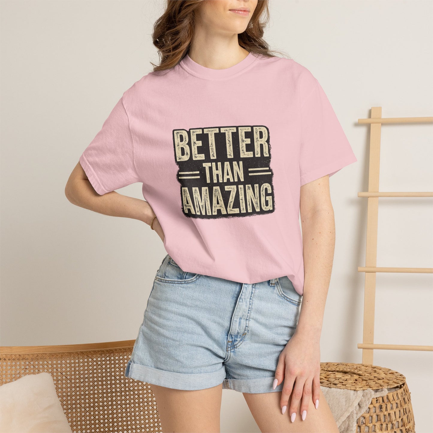 Better Than Amazing T-Shirt — Vintage Retro Graphic Tee