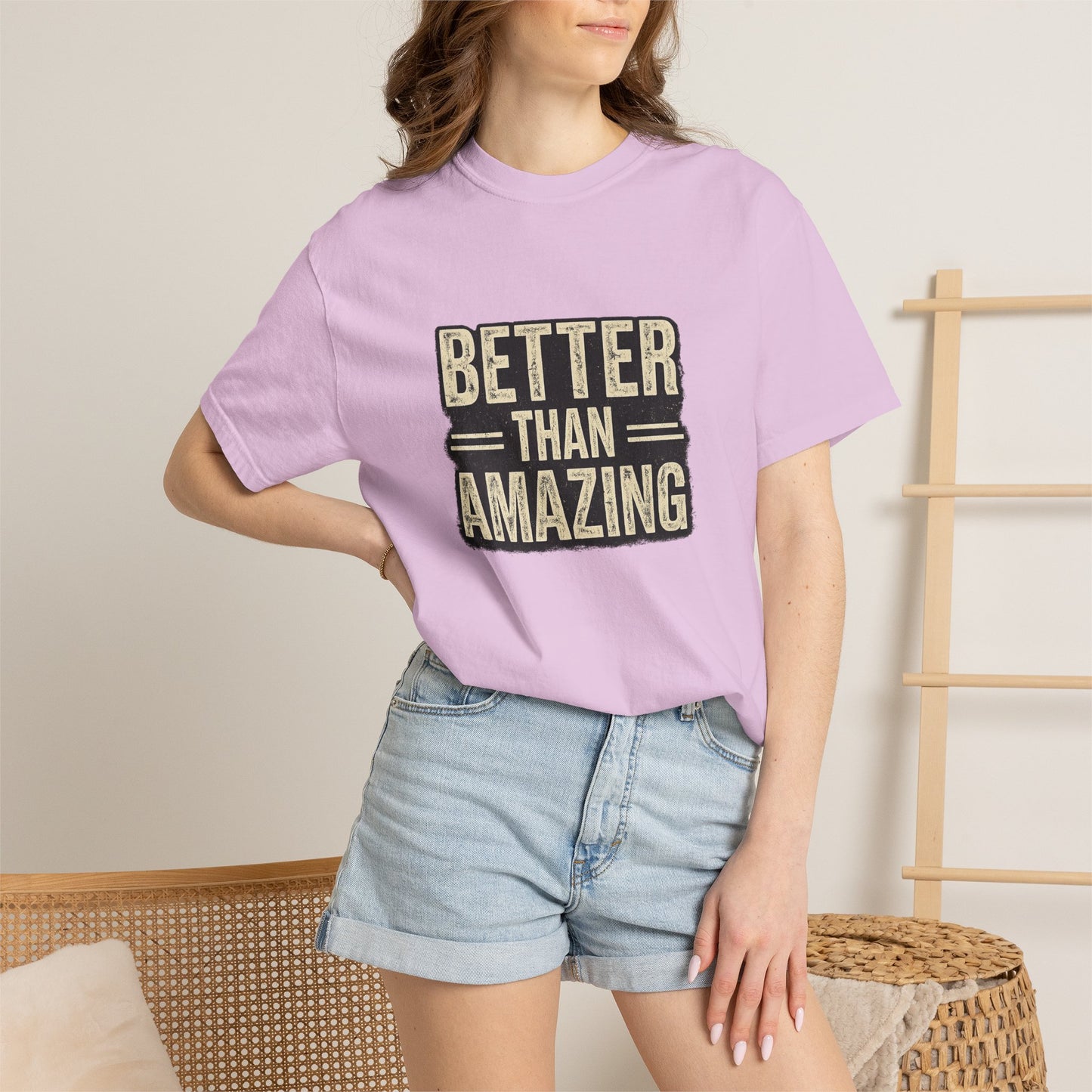 Better Than Amazing T-Shirt — Vintage Retro Graphic Tee